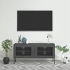 vidaXL TV Cabinet Anthracite 105x35x50 cm Steel