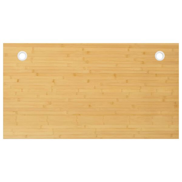 vidaXL Desk Top 110x60x4 cm Bamboo