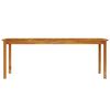 vidaXL Garden Table 200x100x74 cm Solid Wood Acacia