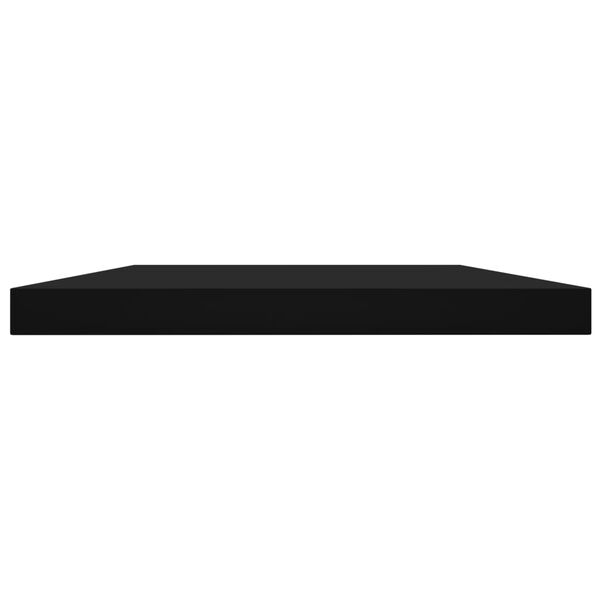 vidaXL Bookshelf Boards 8 pcs Black 60x10x1.5 cm Engineered Wood