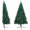 vidaXL Artificial Half Pre-lit Christmas Tree with Ball Set Green 150 cm