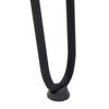 vidaXL Hairpin Legs for Coffee Table 4 pcs Black 42 cm Solid Steel