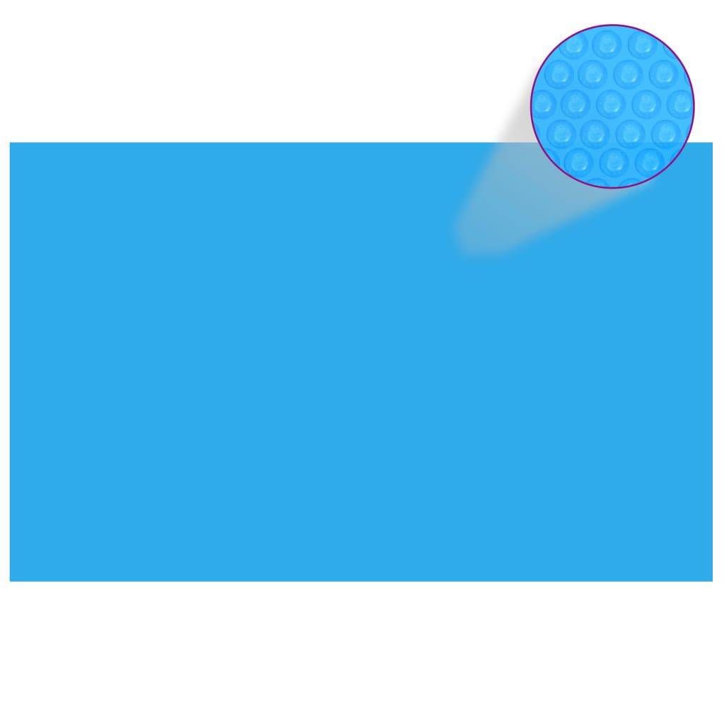 vidaXL Rectangular Pool Cover 800x500 cm PE Blue