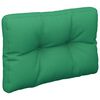 vidaXL Pallet Cushion Green 50x40x12 cm Fabric