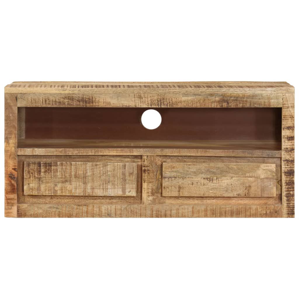 vidaXL TV Cabinet 88x30x40 cm Solid Wood Mango