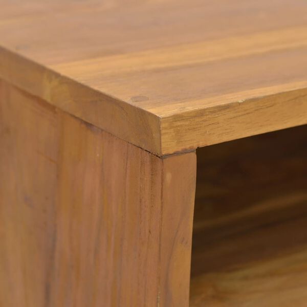 vidaXL Bedside Cabinet 40x30x45 cm Solid Teak Wood