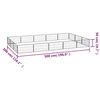vidaXL 16-Panel Dog Playpen Black 100x50 cm Powder-coated Steel