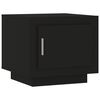 vidaXL Coffee Table Black 51x50x45 cm Engineered Wood