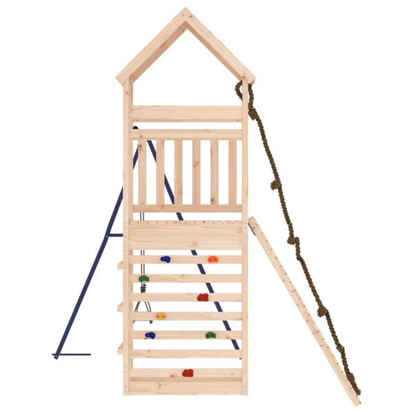 vidaXL Outdoor Playset Solid Wood Pine