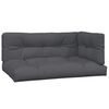 vidaXL Garden Pallet Corner Sofas 2 pcs with Cushions Solid Wood Acacia