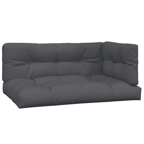 vidaXL Garden Pallet Corner Sofas 2 pcs with Cushions Solid Wood Acacia