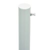vidaXL Patio Retractable Side Awning 117x600 cm Black