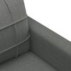 vidaXL 4 Piece Sofa Set with Pillows Dark Grey Fabric