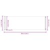 vidaXL Patio Retractable Side Awning 200x600 cm Grey