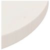 vidaXL Table Top White Ø30x2.5 cm Solid Wood Pine