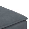 vidaXL Modular Sofa Footstool Module Dark Grey 100x100x48 cm