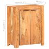 vidaXL Sideboard 59x33x75 cm Solid Acacia Wood