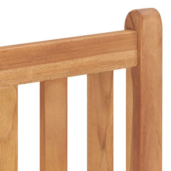 vidaXL 7 Piece Garden Dining Set 150x90 cm Solid Teak Wood