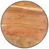 vidaXL Coffee Table Black 68x68x36 cm Solid Acacia Wood