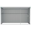 vidaXL Wall-mounted Garden Shed Green 118x288x178 cm Galvanised Steel
