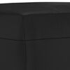 vidaXL 3 Piece Sofa Set with Cushions Black Faux Leather