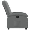 vidaXL Recliner Chair Dark Grey Fabric