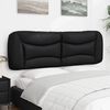 vidaXL Headboard Cushion "Hvar" Black 153 cm Faux Leather