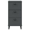 vidaXL Bedside Cabinet VIKEN Anthracite Grey Engineered Wood