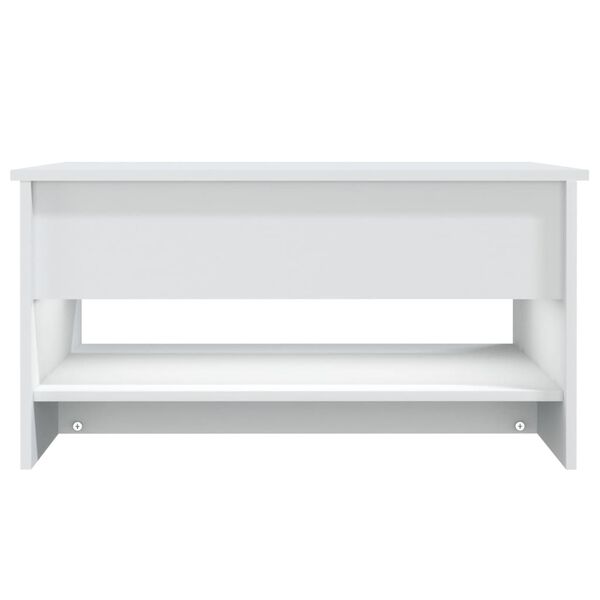 vidaXL Coffee Table White 80x50x40 cm Engineered Wood