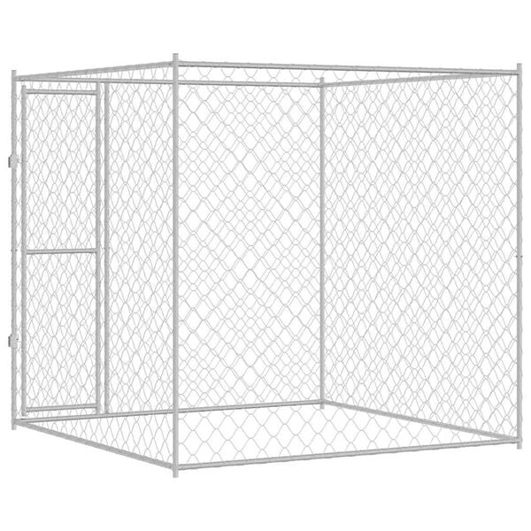 vidaXL Dog Cage 2 x 2 x 2 m Steel
