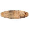 vidaXL Table Top &Oslash; 60x1.5 cm Round Solid Wood Rough Mango