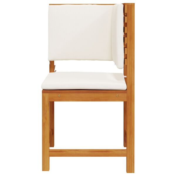 vidaXL Garden Chair Corner with Cushions Solid Wood Acacia