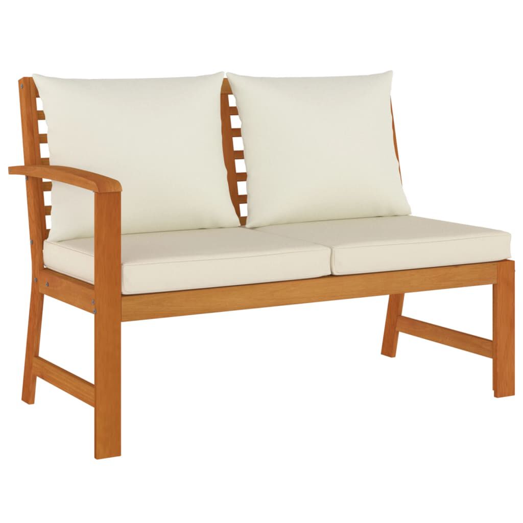 vidaXL 7 Piece Garden Dining Set with Cushions Solid Wood Acacia