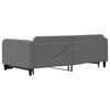 vidaXL Daybed with Trundle without Mattress Dark Grey 100x190 cm
