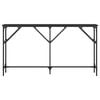 vidaXL Console Table Black 140x23x75 cm Engineered Wood
