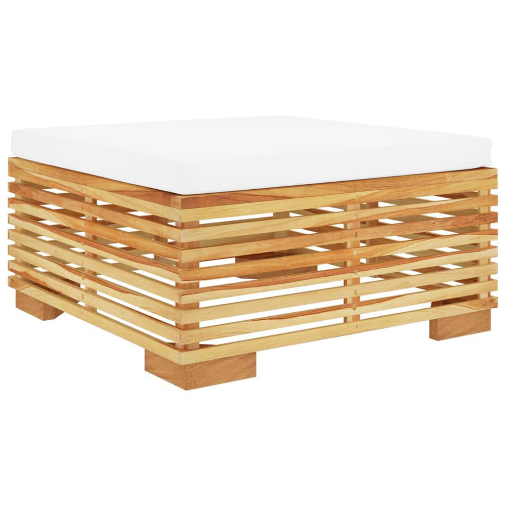 vidaXL 3 Piece Garden Lounge Set with Cushions Solid Teak Wood