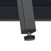 vidaXL Sideboard Anthracite 75x35x105 cm Steel and Glass
