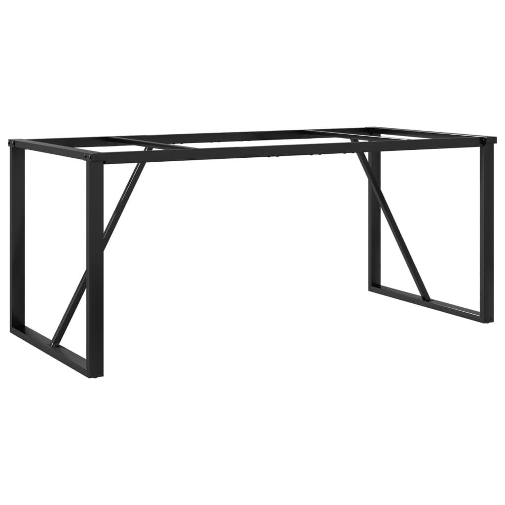 vidaXL Dining Table Legs O-Frame 160x80x73 cm Steel