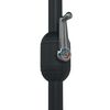 vidaXL Garden Parasol with Aluminium Pole 270x246 cm Black