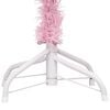 vidaXL Artificial Pre-lit Christmas Tree with Stand Pink 120 cm PVC