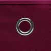vidaXL Storage Boxes 4 pcs Dark Red 32x32x32 cm Fabric