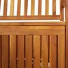 vidaXL Storage Bench 148 cm Solid Wood Acacia