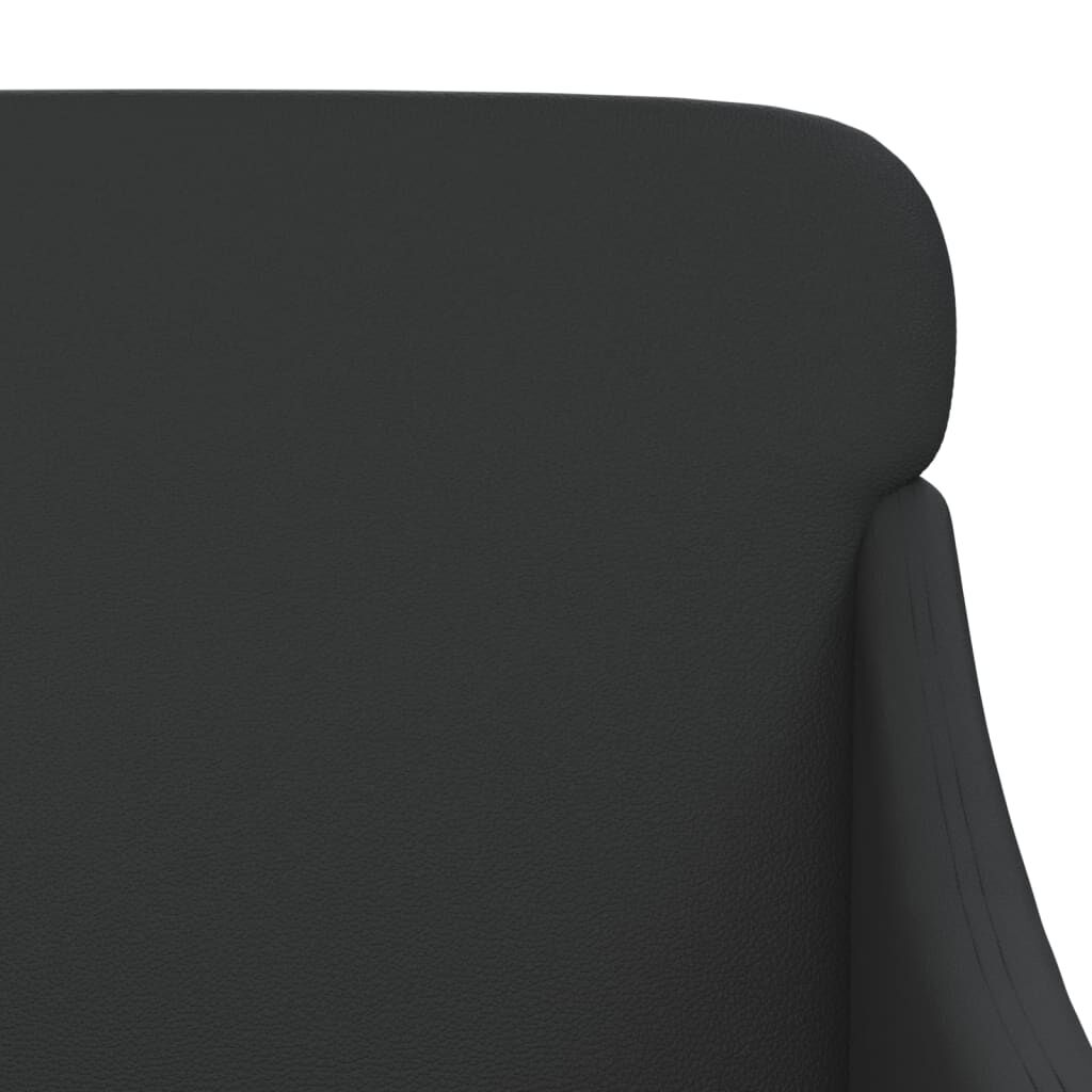 vidaXL Armchair Black 63x76x80 cm Faux Leather