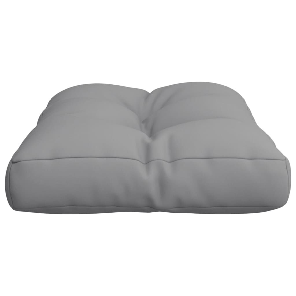 vidaXL Pallet Cushion Grey 60x40x12 cm Fabric
