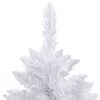 vidaXL Artificial Hinged Christmas Tree with Stand White 150 cm