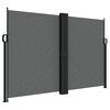 vidaXL Retractable Side Awning Anthracite 160x1200 cm