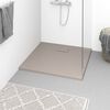 vidaXL Shower Base Tray SMC Brown 90x80 cm