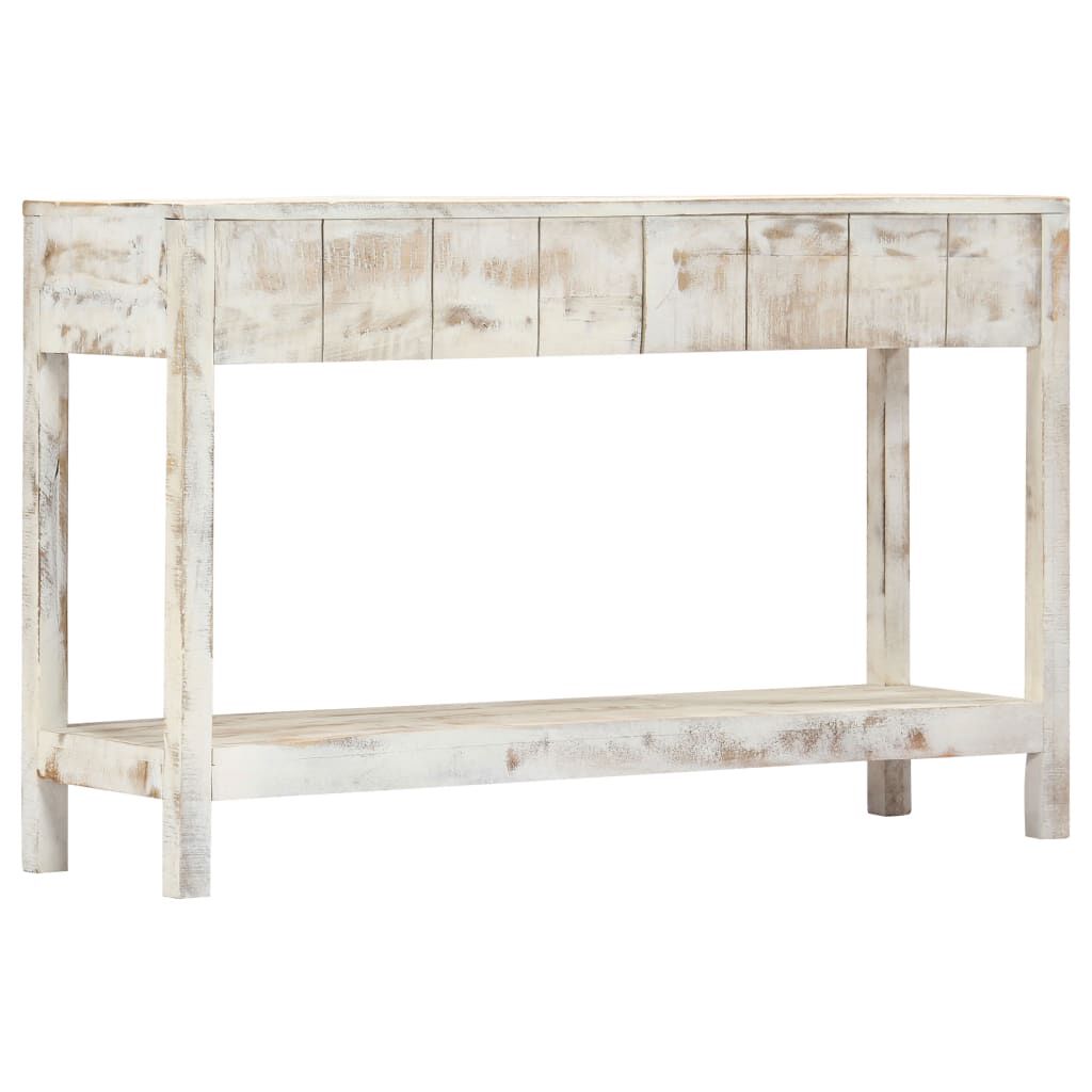 vidaXL Console Table 120x35x75 cm Solid Mango Wood