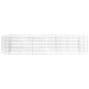 vidaXL Gabion Raised Bed Galvanised Iron 260x50x50 cm