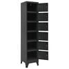 vidaXL Locker Cabinet Anthracite 38x40x180 cm Steel